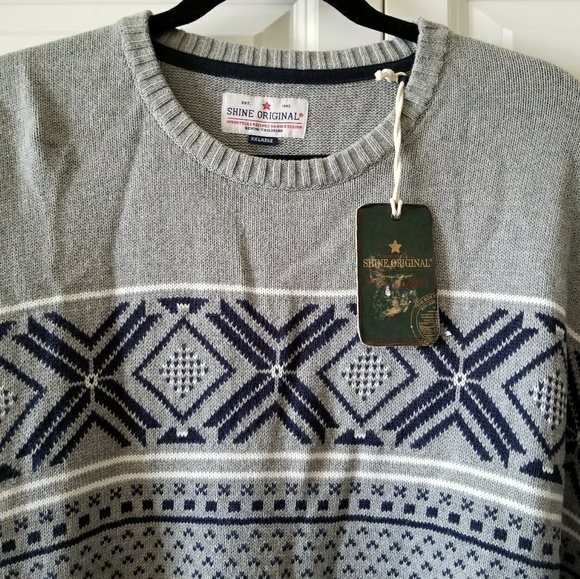 Brand new men sweater, Gray color, size 2X - Picture 8 of 8